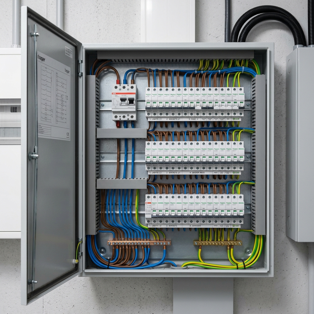 Professional electrical distribution panel