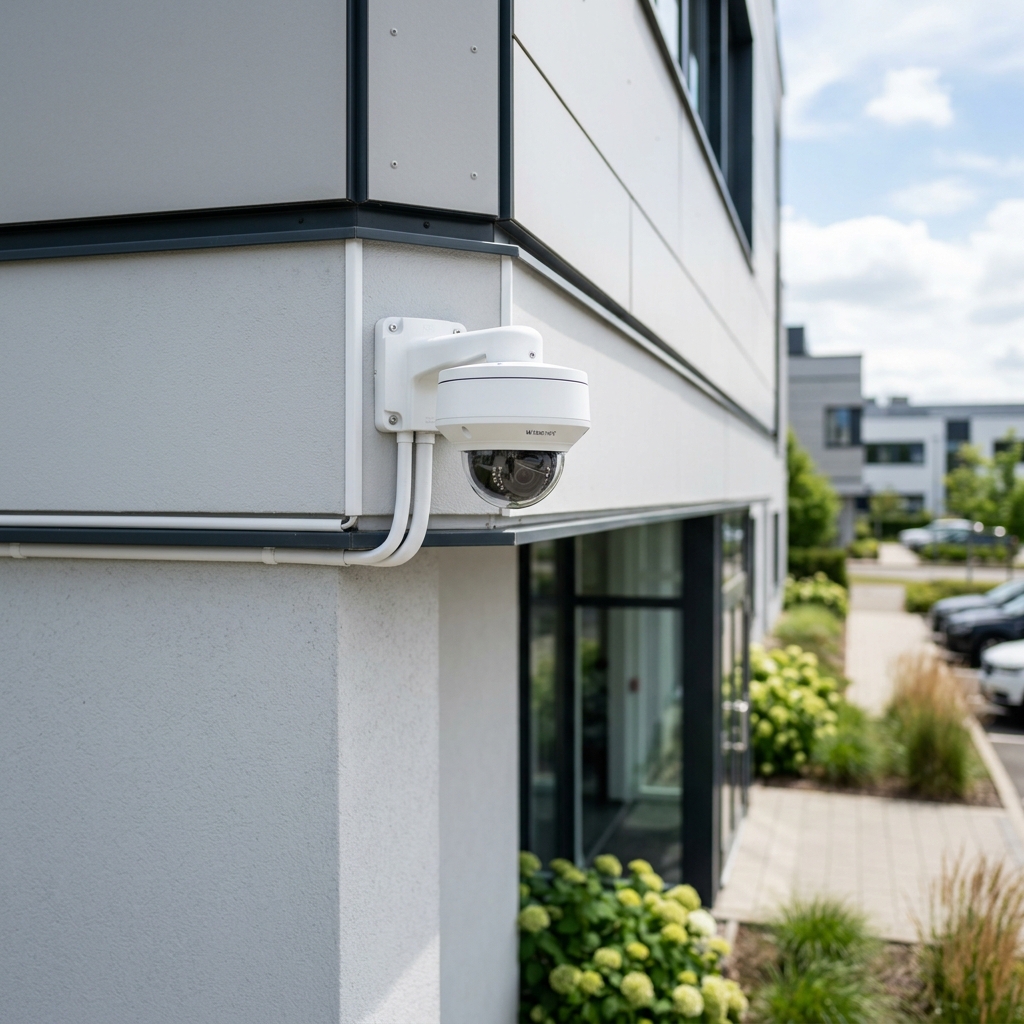 Professional CCTV security camera installation